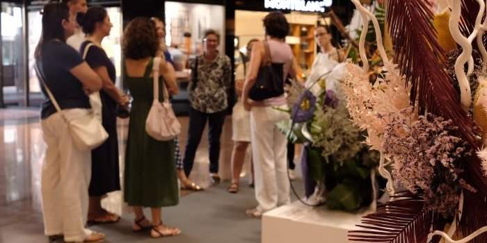 Pôle Loisirs - Visite de l'exposition florale à Takashimaya 