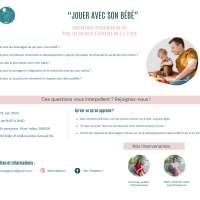 Publication Partenaire : Conférence-discussion "Jouer avec son bébé"