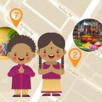 Balade-jeux pour les enfants dans Little India