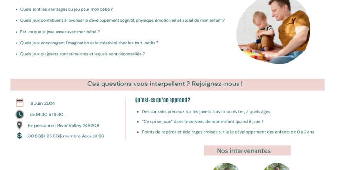 Publication Partenaire : Conférence-discussion "Jouer avec son bébé"